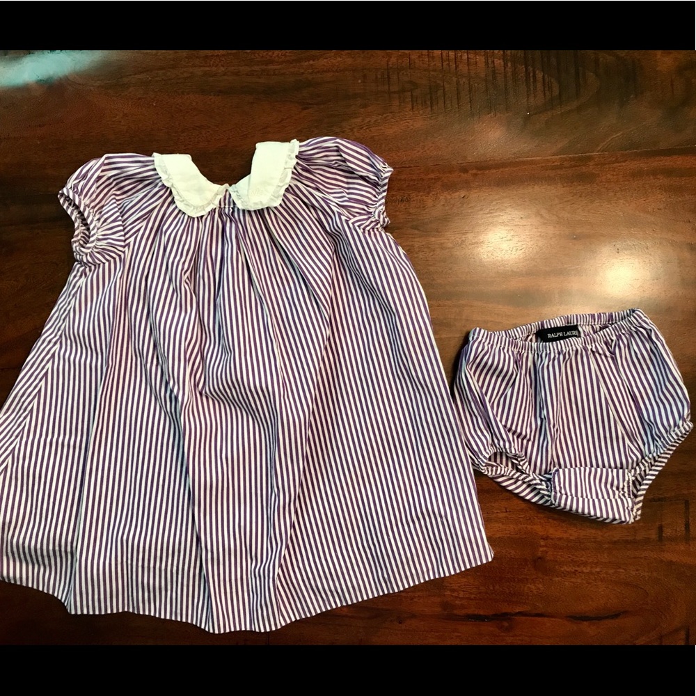 Girl’s Ralph Lauren Dress & bloomers - sz 18 mos